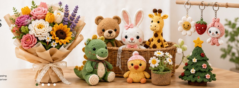 Crochet product collection concept